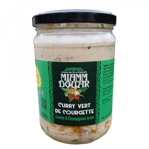 inspiré du green curry thaïlandais avec de la pâte de piment vert